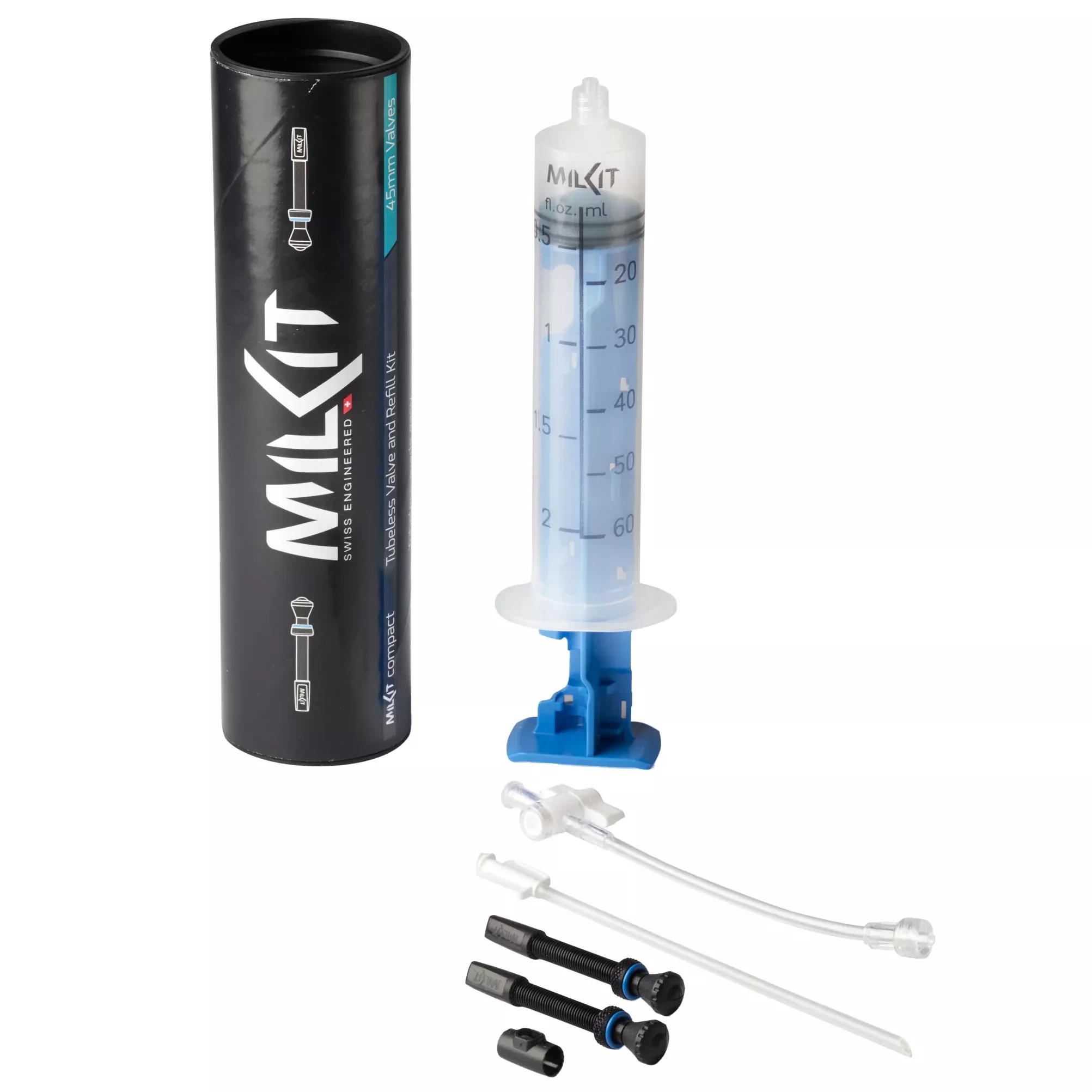 MilKit Compact Tubeless Valve and Applicator Kit 45mm