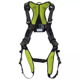 Miller H7IC1A Premium Full-Body Harness with Lightweight Aluminum Hardware – 5 Points of Adjustment – Back D-Ring and Quick-Connect Chest & Leg Buckles