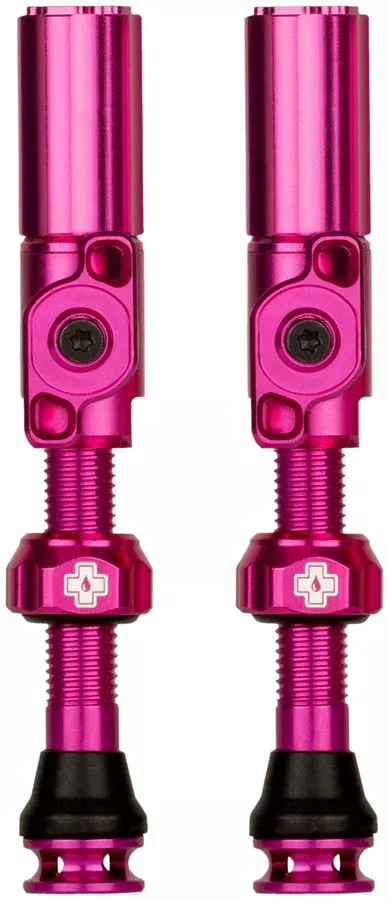 Muc-Off Big Bore Hyrid Tubeless Valve Stems – Medium 35mm Pink