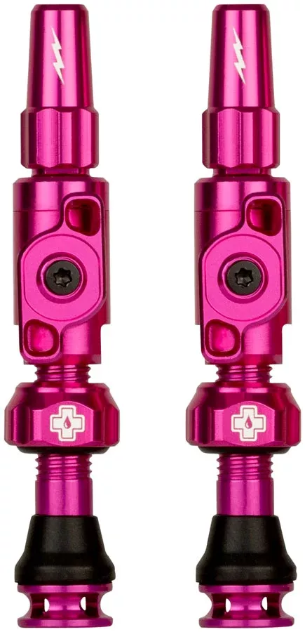 Muc-Off Big Bore Lite Tubeless Valve Stems – Small 30mm Pink
