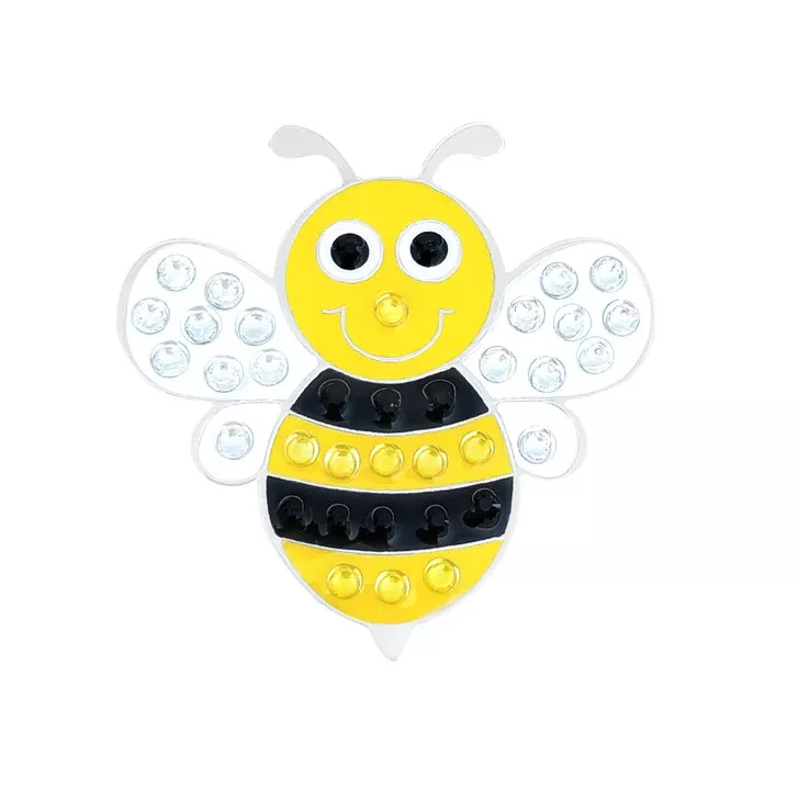 Navika-Bee Sparkly Ballmarker and clip set