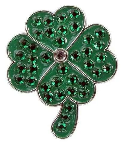 Navika Four Leaf Clover Sparkly Ball Marker and Clip Set