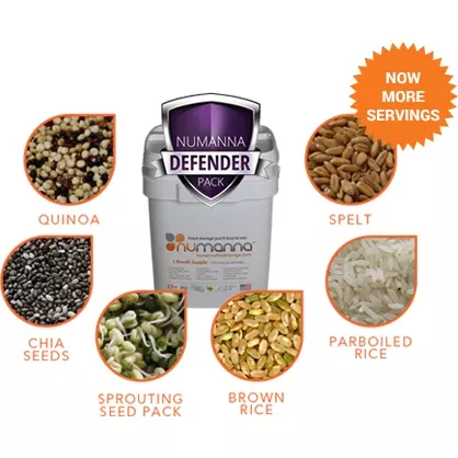 Numanna Defender Pack With Meat. Freeze Dried Food Storage