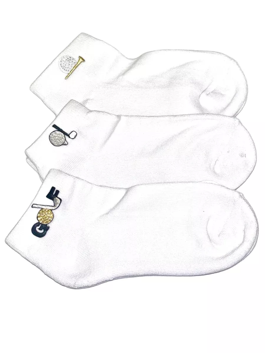 On the Tee- Cushioned Sock/Golf Motifs