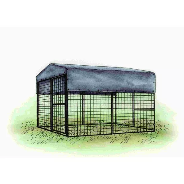 Over EZ Chicken Run Tarp