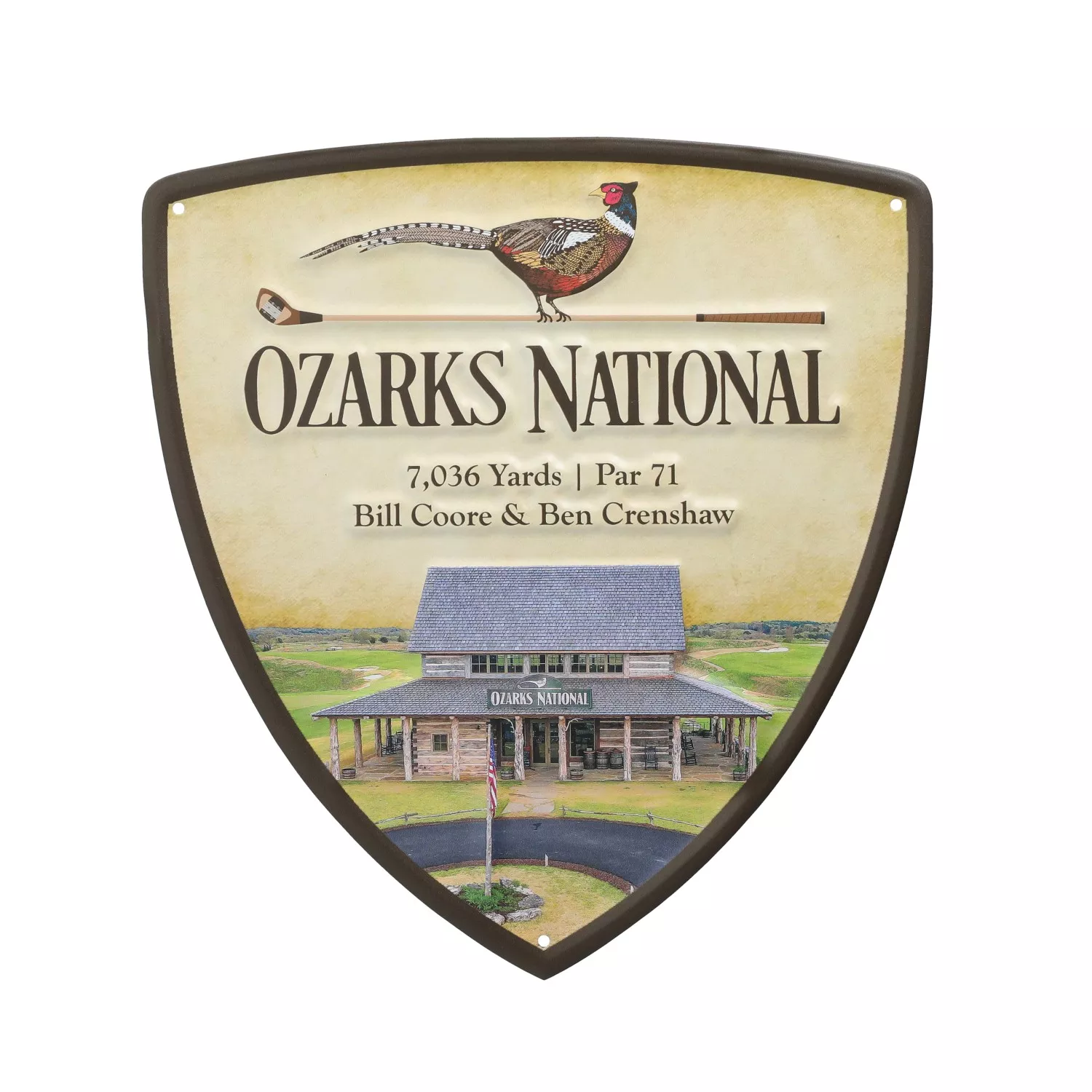 Ozarks National Tin Pub Sign