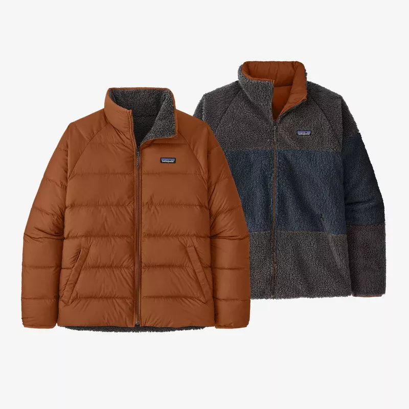 PATAGONIA MENS REVERS SILENT DOWN JKT