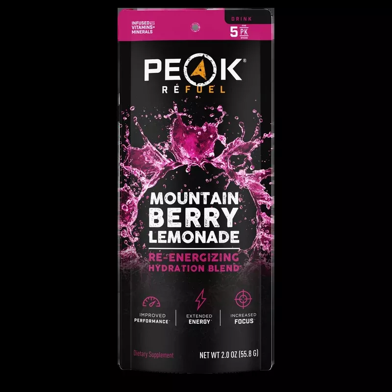 PEAK REFUEL RE-ENERGIZING DRINK STICK 5 PACK