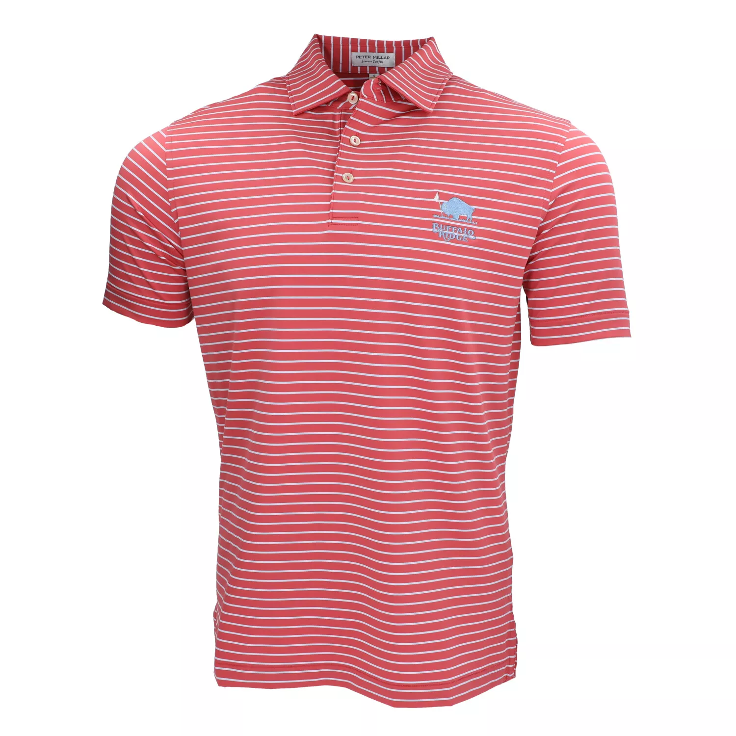 PETER MILLAR Drum Performance Jersey Polo- Buffalo Ridge