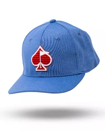 Pins and Aces Performance Spade Hat - Blue