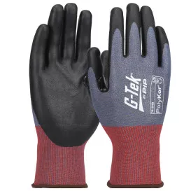 PIP 16-648 G-Tek PolyKor Seamless Knit Coreless Blended Gloves – Nitrile Coated Micro-Surface Grip