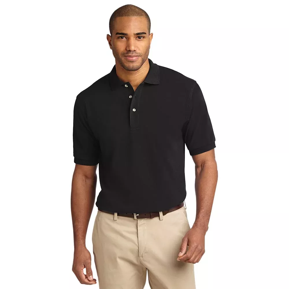 Port Authority K420 Heavyweight Short Sleeve Cotton Pique Polo