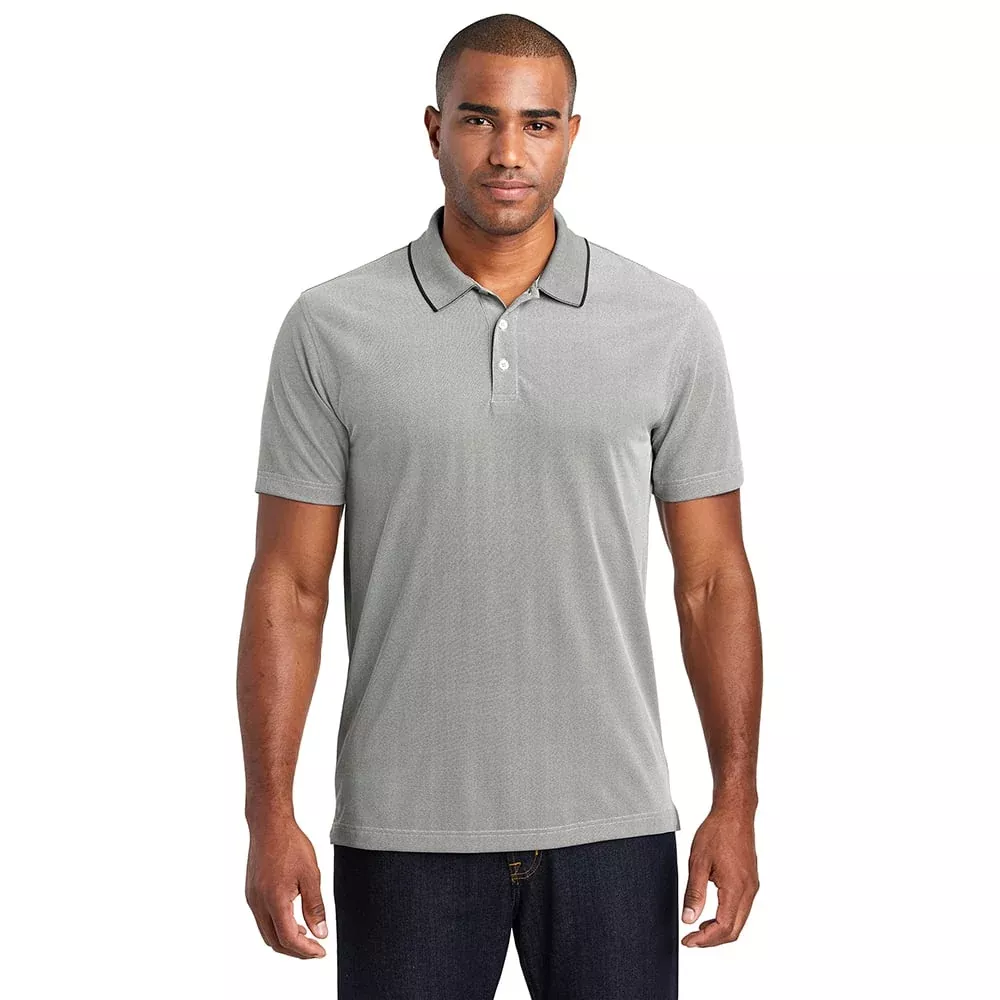 Port Authority K582 Poly Oxford Pique Polo with Tipped Collar