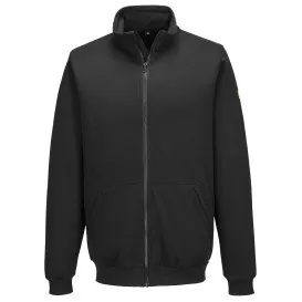 Portwest AS25 Anti-Static ESD Zipper Sweatshirt – Black