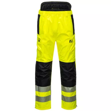 PortWest Class E Hi Vis Yellow Extreme Rain Pants PW342