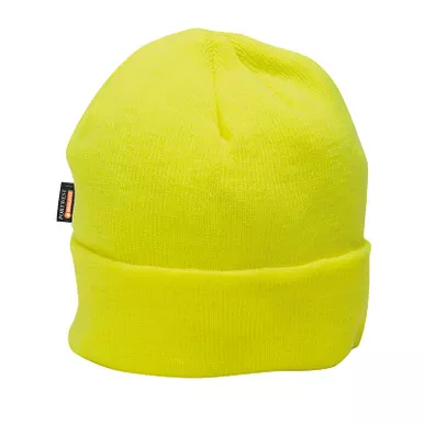 PortWest Hi Vis Insulated Lined Knit Cap B013-HV qty of 6