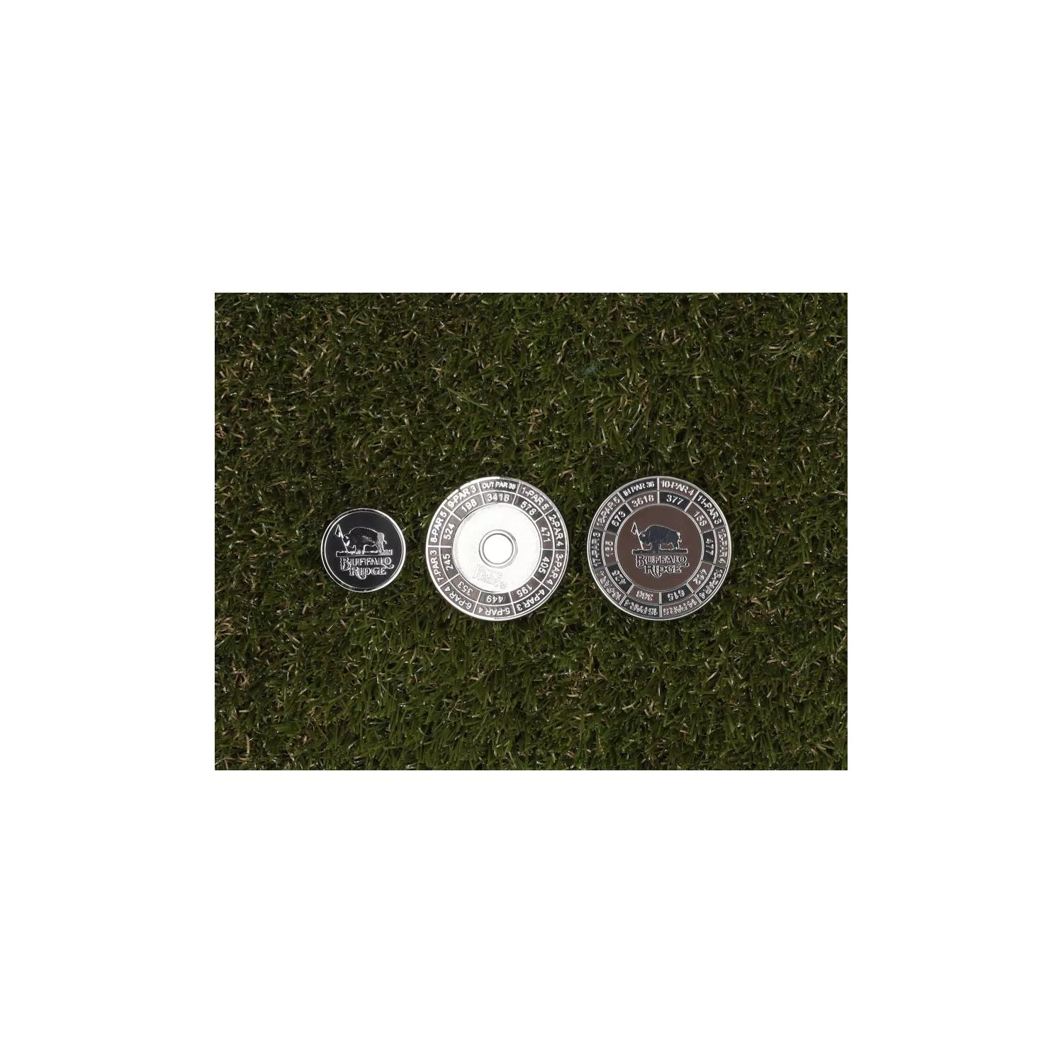 PRG Ball Marker with Yardage- Buffalo Ridge
