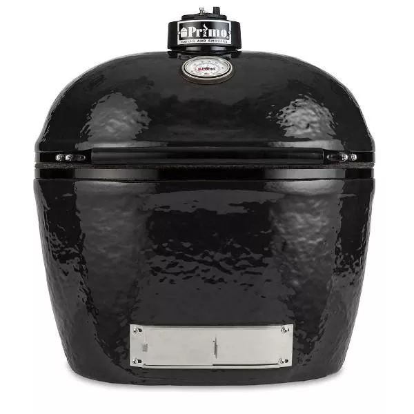 Primo PGCXLH Oval XL 400 28″ Black Ceramic Charcoal Grill