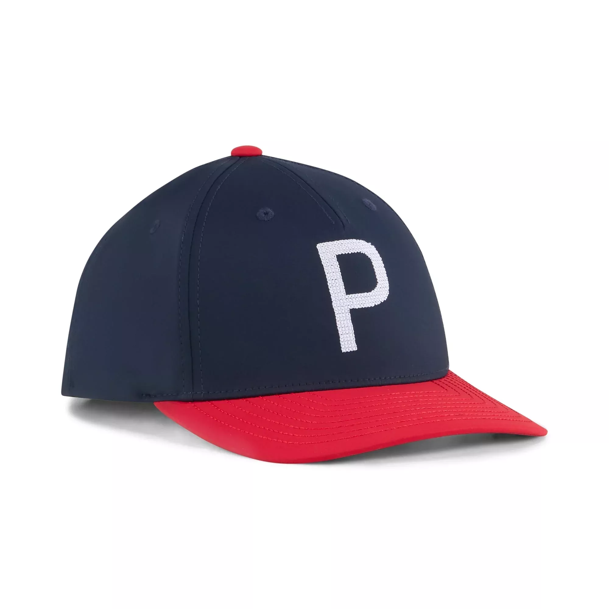Puma Crafted P Cap - Deep Navy / Dark Crimson