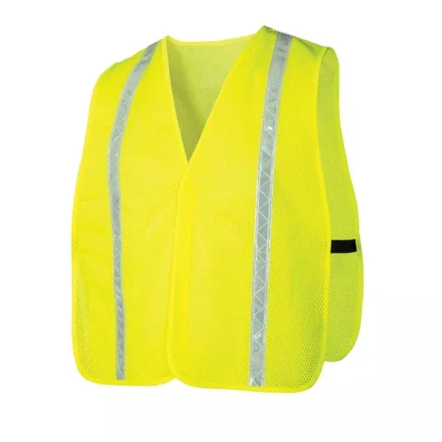 Pyramex Hi-Vis Lightweight Safety Mesh Vest – One Size – RV1