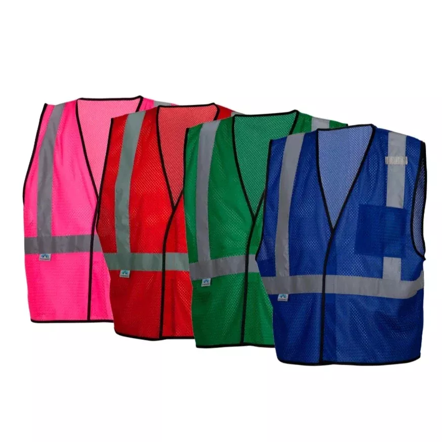Pyramex Lightweight Enhanced Visibility Mesh Safety Vest – RV12