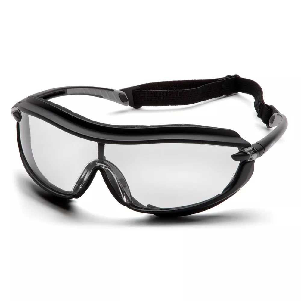 Pyramex XS3 Plus Flame Resistant And Foam Paddinng -Detachable Strap Safety Glasses