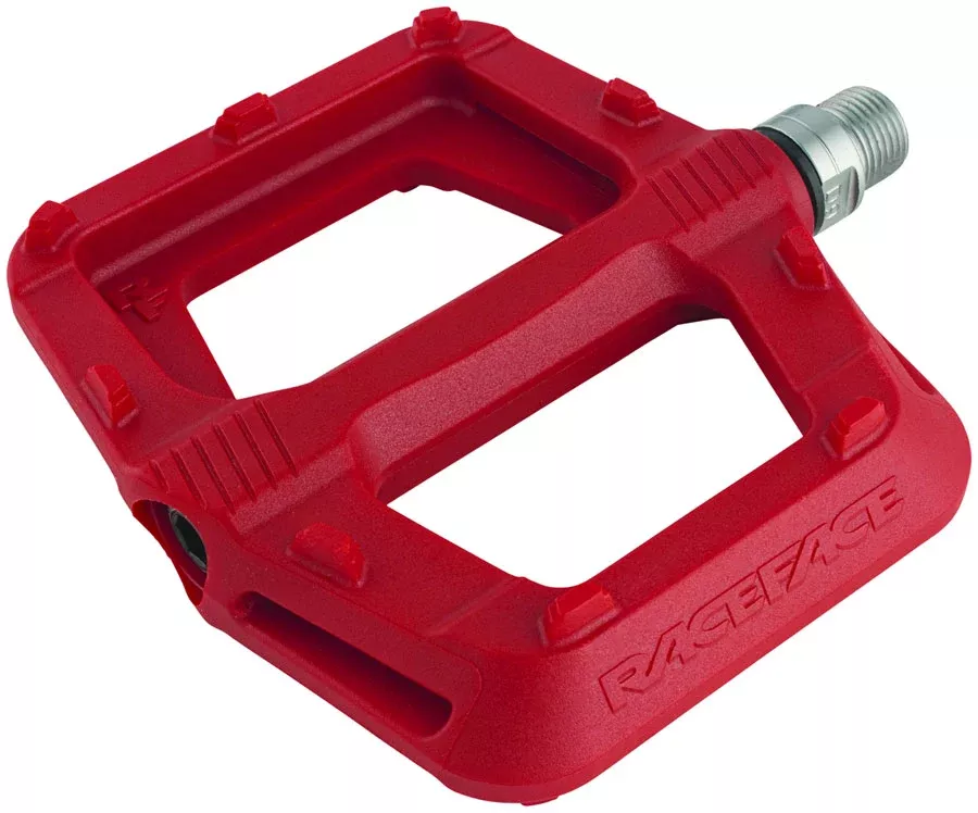 RaceFace Ride Pedals – Platform Composite 9/16″ Red