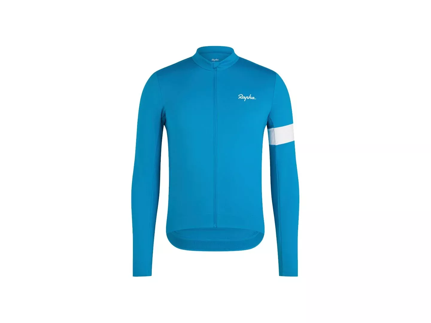 Rapha Core Thermal Long Sleeve Small Blue Jersey