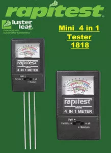 Rapitest / Luster Leaf 4 Way Mini Soil Tester Analyzer