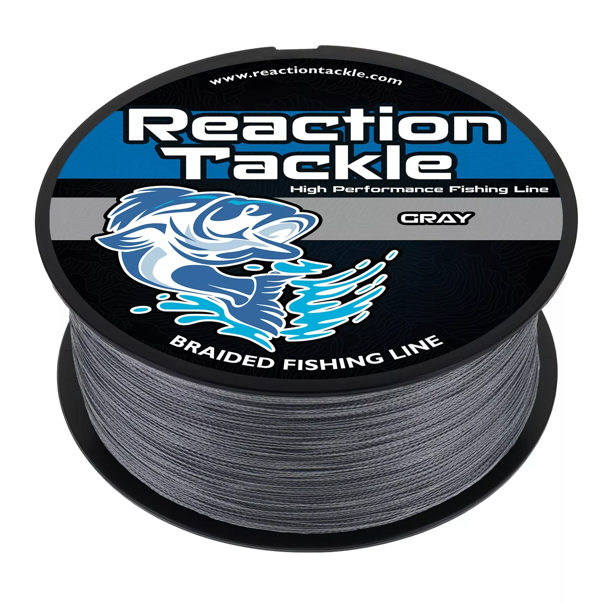 Reaction Tackle Braided Fishing Line – Gray