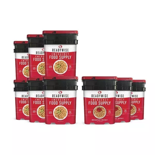 ReadyWise Emergency Food Supply – 1080 Serving Package – 186 LBS
