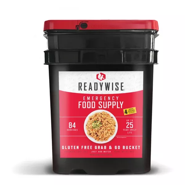 ReadyWise Emergency Food Supply – Gluten-Free Breakfast and Entree Grab and Go (84 Servings)