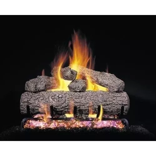 Real Fyre 18″ Golden Oak Vented Logs Only, No Burner – R-18