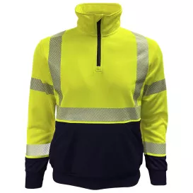 Reflective Apparel 605CT Type R Class 3 Safety Sweatshirt – Hi-Vis Yellow/Navy