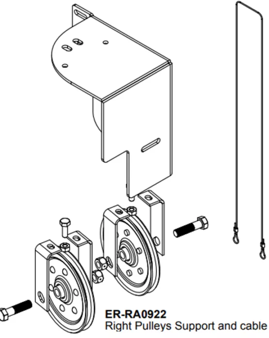 Renaissance Large Pulley & Cable (ER-RA0922)