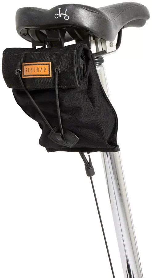 Restrap City Saddle Bag- Small 1.2L Black