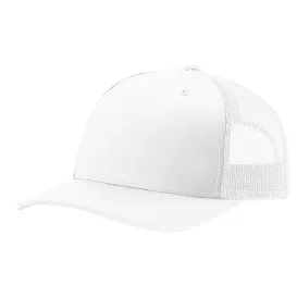 Richardson 112FP Five-Panel Trucker Cap - White