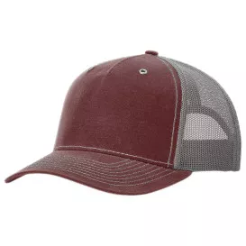 Richardson 112WH Hawthorne Cap – Burnt Red/Charcoal