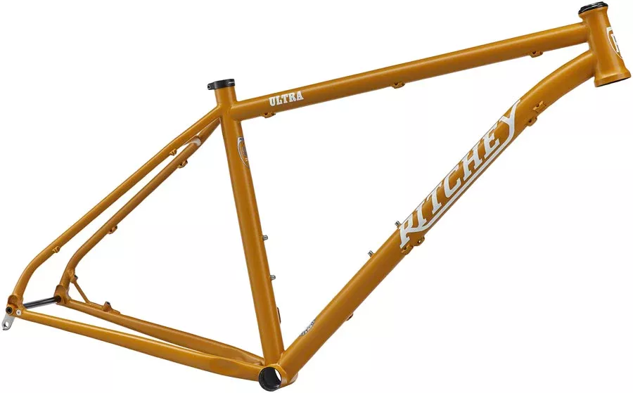 Ritchey Ultra Mountain Frameset – 29″/27.5″ Steel Honey Mustard Small
