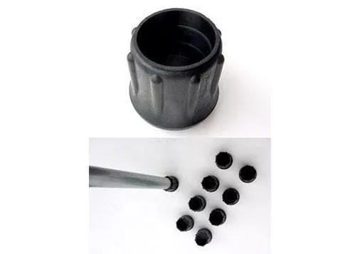 Rubber Bottom Wall Pole Caps
