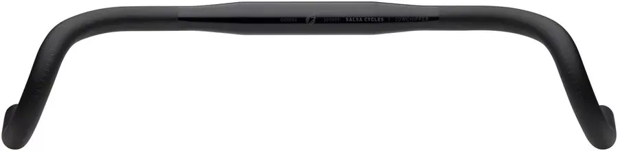 Salsa Cowchipper Deluxe Drop Handlebar – 31.8mm Clamp 52cm Width Aluminum BLK