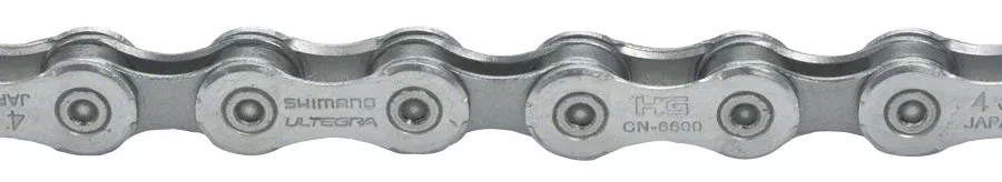 Shimano CN-6600-10 Chain – 10-Speed 116 Links Silver/Gray