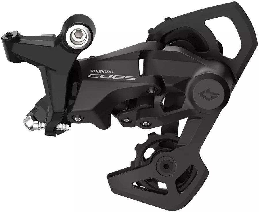 Shimano CUES RD-U4010 Rear Derailleur – 9/10-Speed Shadow Design Direct Attach Short Cage BLK