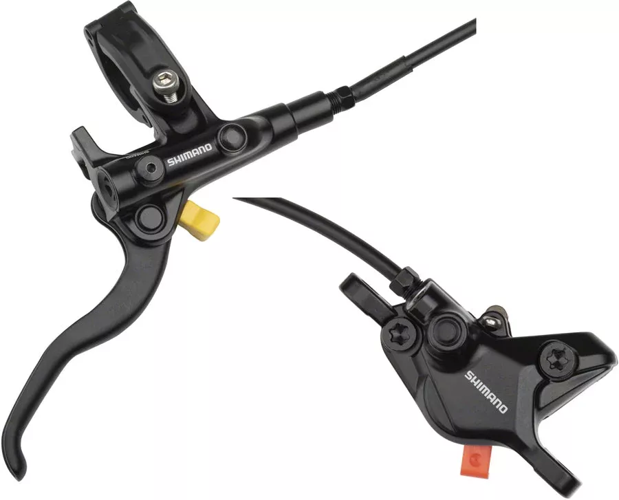 Shimano Deore BL-M4100/BR-MT410 Disc Brake Lever – Rear Hydraulic Resin Pads Gray