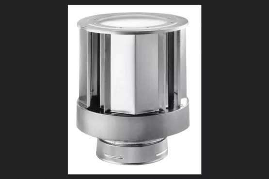 Simpson Duravent SDV Directvent Pro 4/7 Vertical Termination Cap – High Wind (46DVA-VCH)
