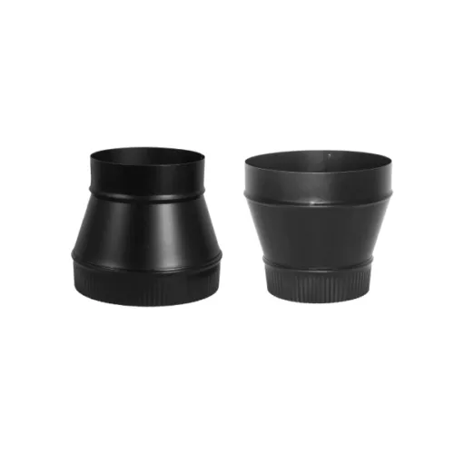 Single Wall Black Stove Pipe – Increases & Reducers