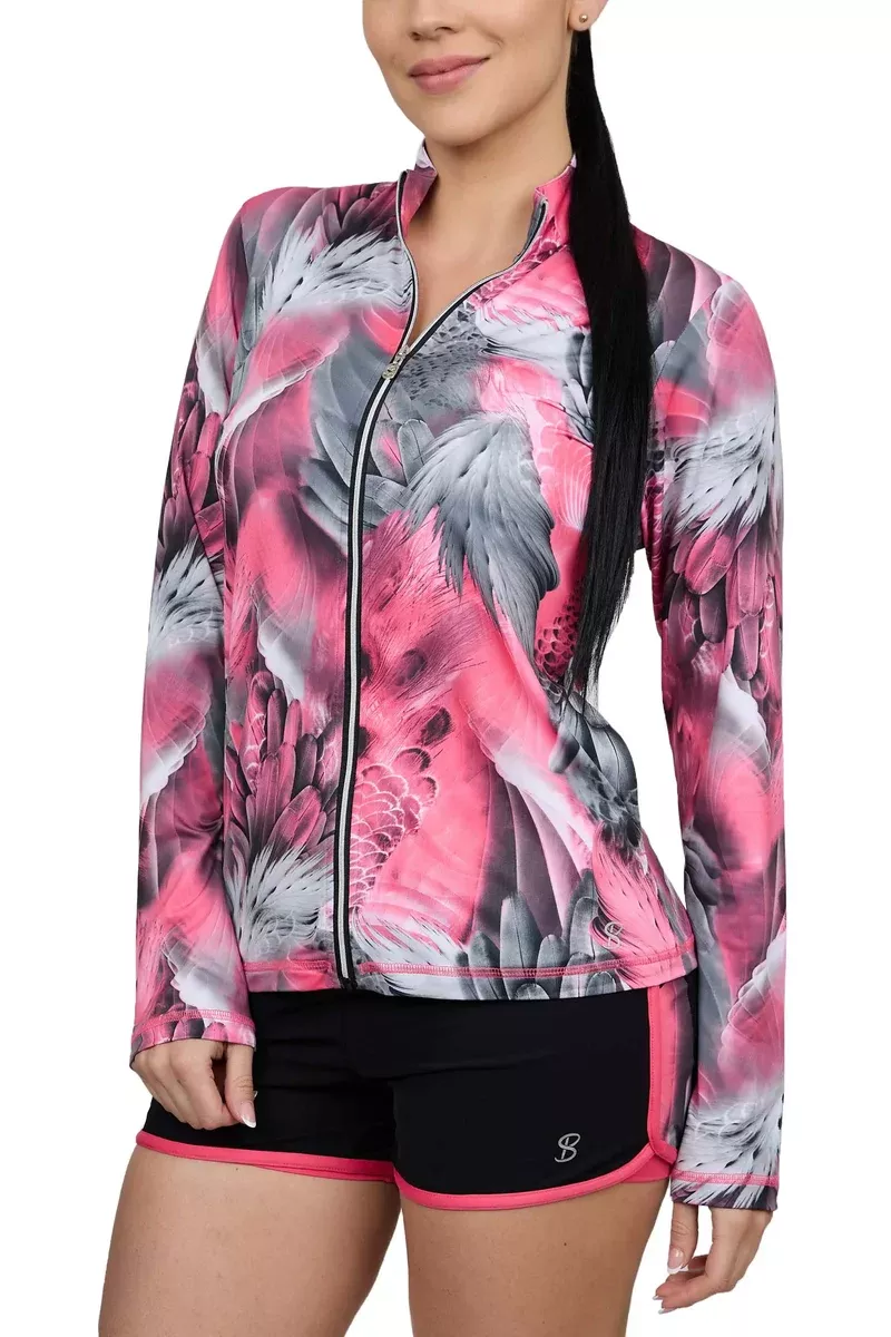 Sofibella- Phoenix UV Feather Jacket (Style#: 6058)(X-Small Only)