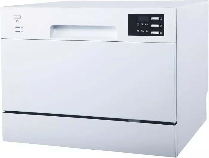 SPT SD-2225DWA Energy Star Countertop Dishwasher with Delay Start & LED – White