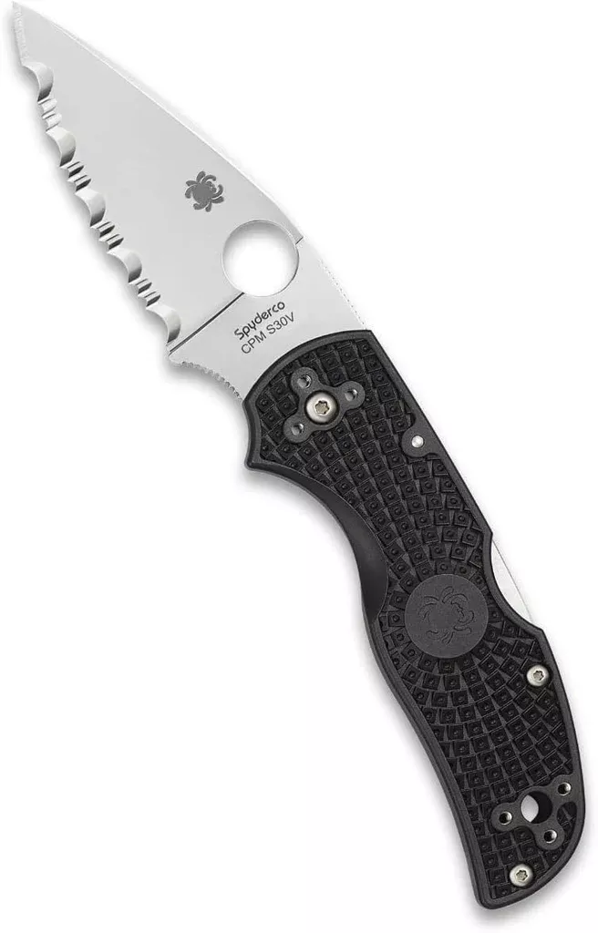 Spyderco Native 5 Lightweight 2.95″ SpyderEdge Folding Pocket Knife (C41SBK5)
