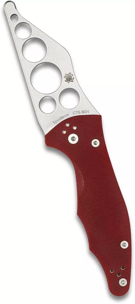 Spyderco Yojimbo 2 Trainer Red G10 3.25″ Folding Pocket Knife (C85TR2)